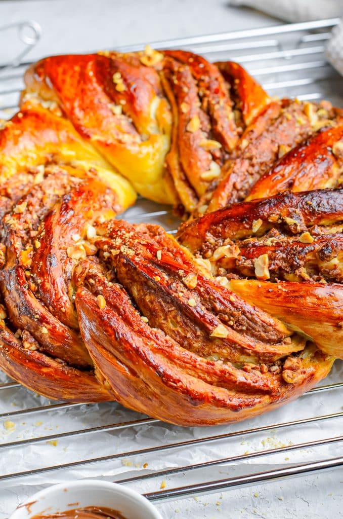 Beautiful Easy Nutella Braided Bread Recipe