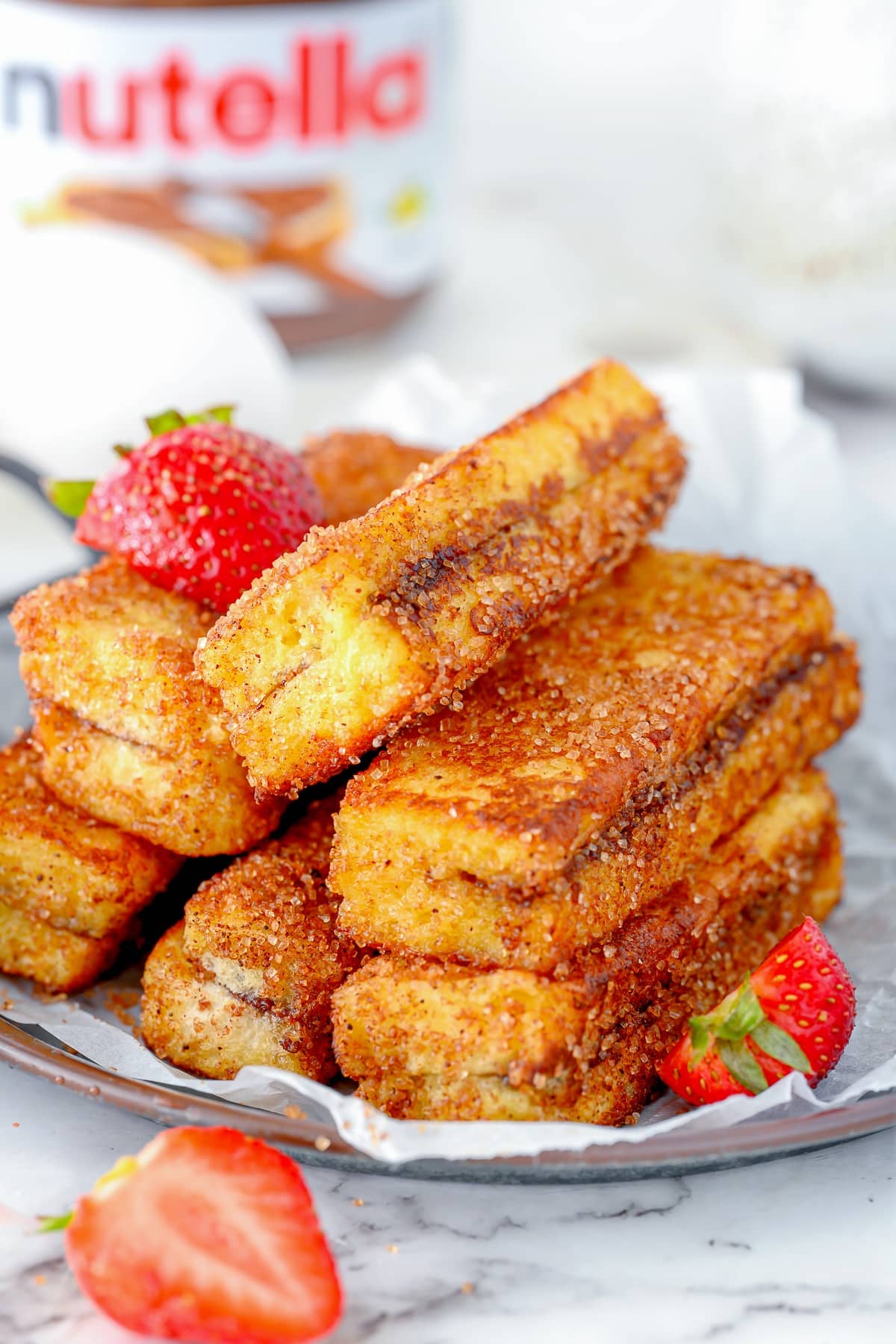 Stuffed Nutella French Toast Sticks