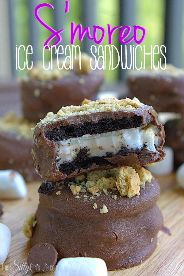 Smoreo Ice Cream Sandwiches