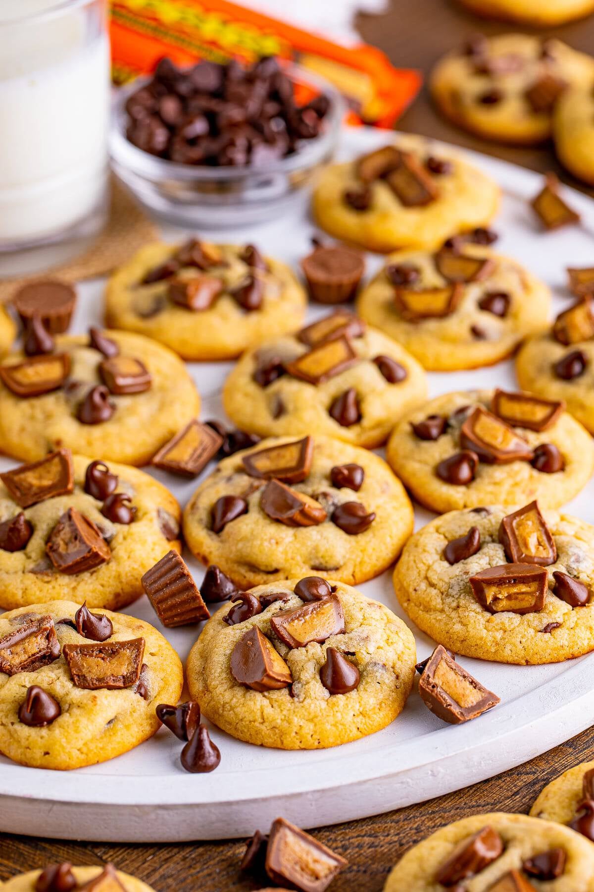 Peanut Butter Reeses Cup Cookies