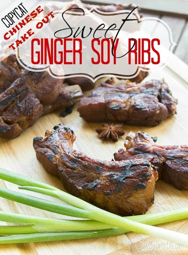 Sweet Ginger Soy Ribs {Copycat Chinese Take Out}