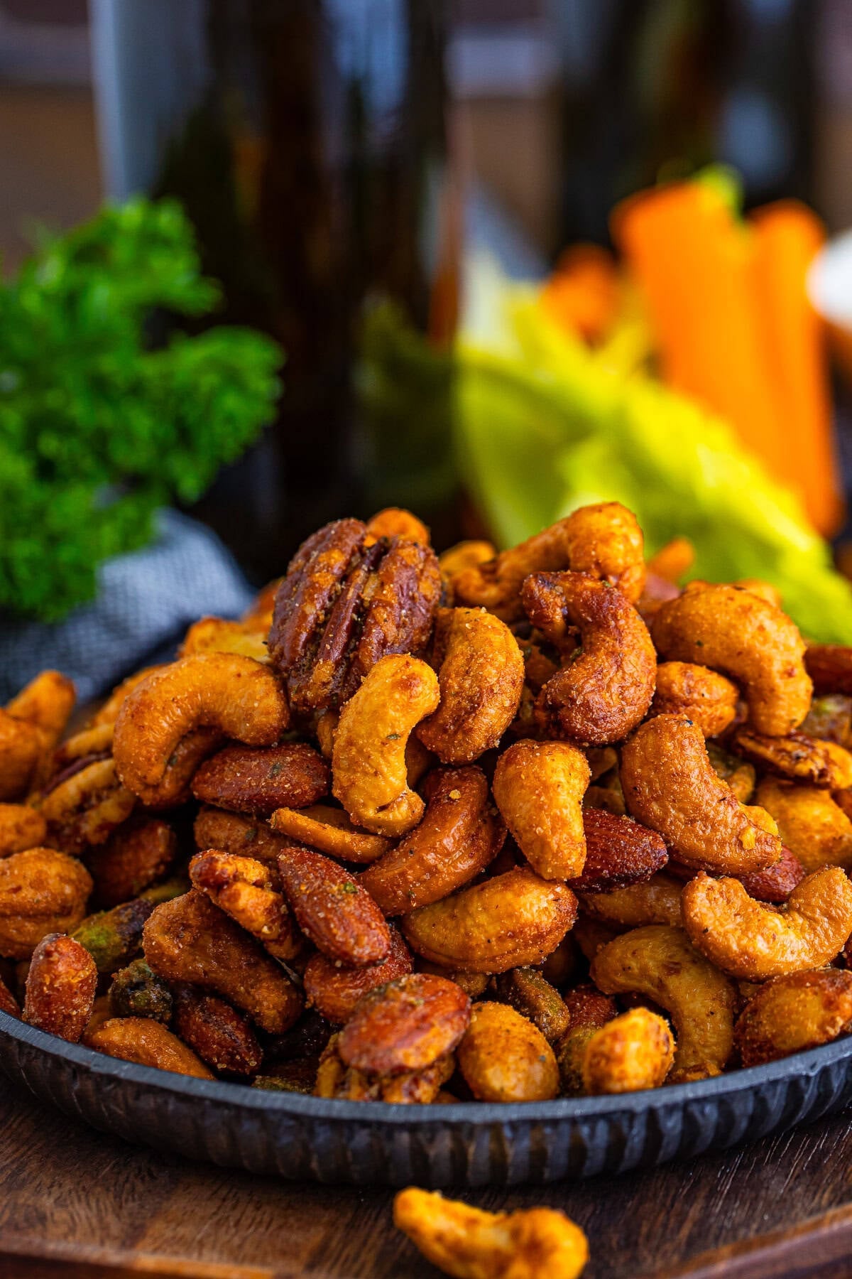 Easy Buffalo Ranch Roasted Nuts Recipe