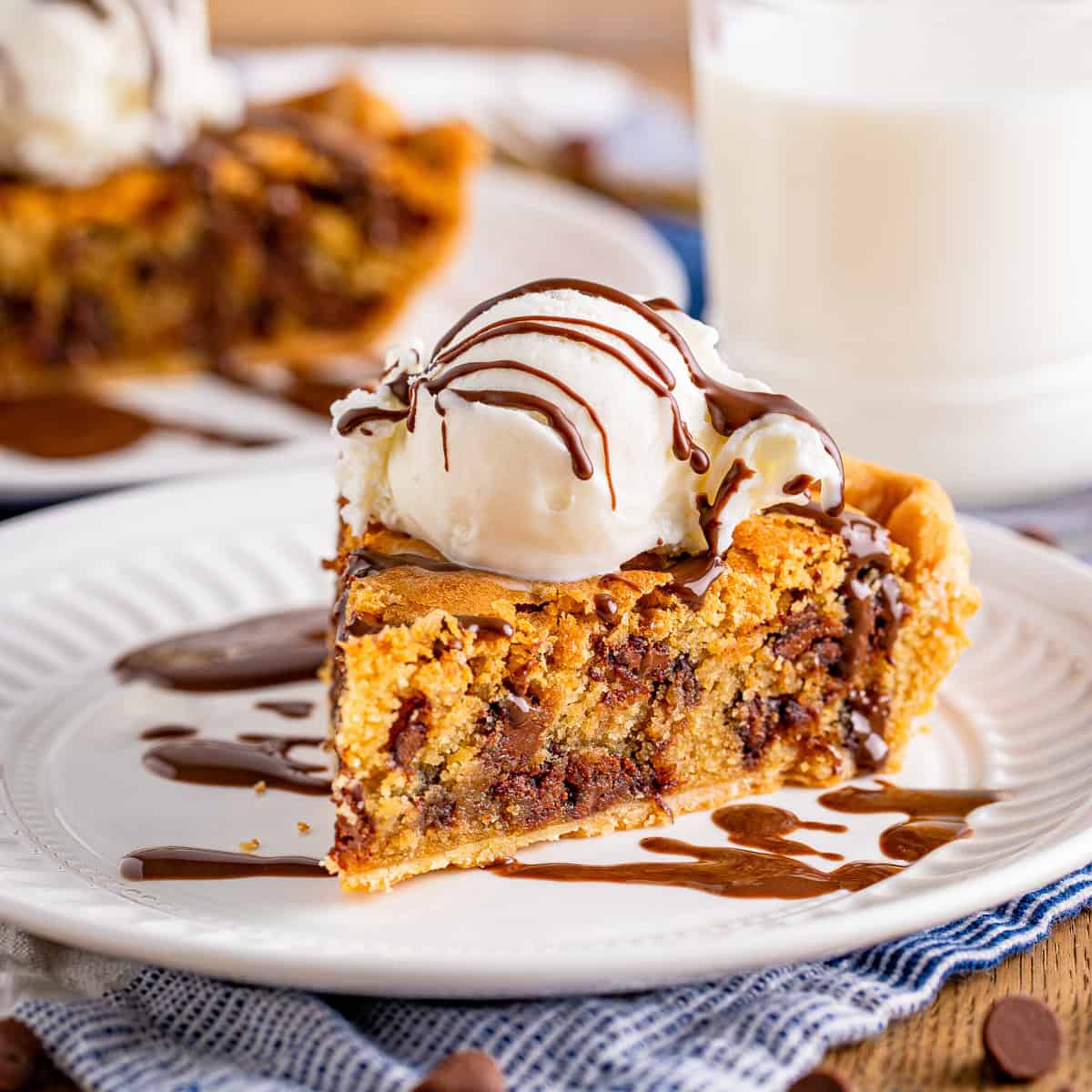 Chocolate Chip Cookie Pie