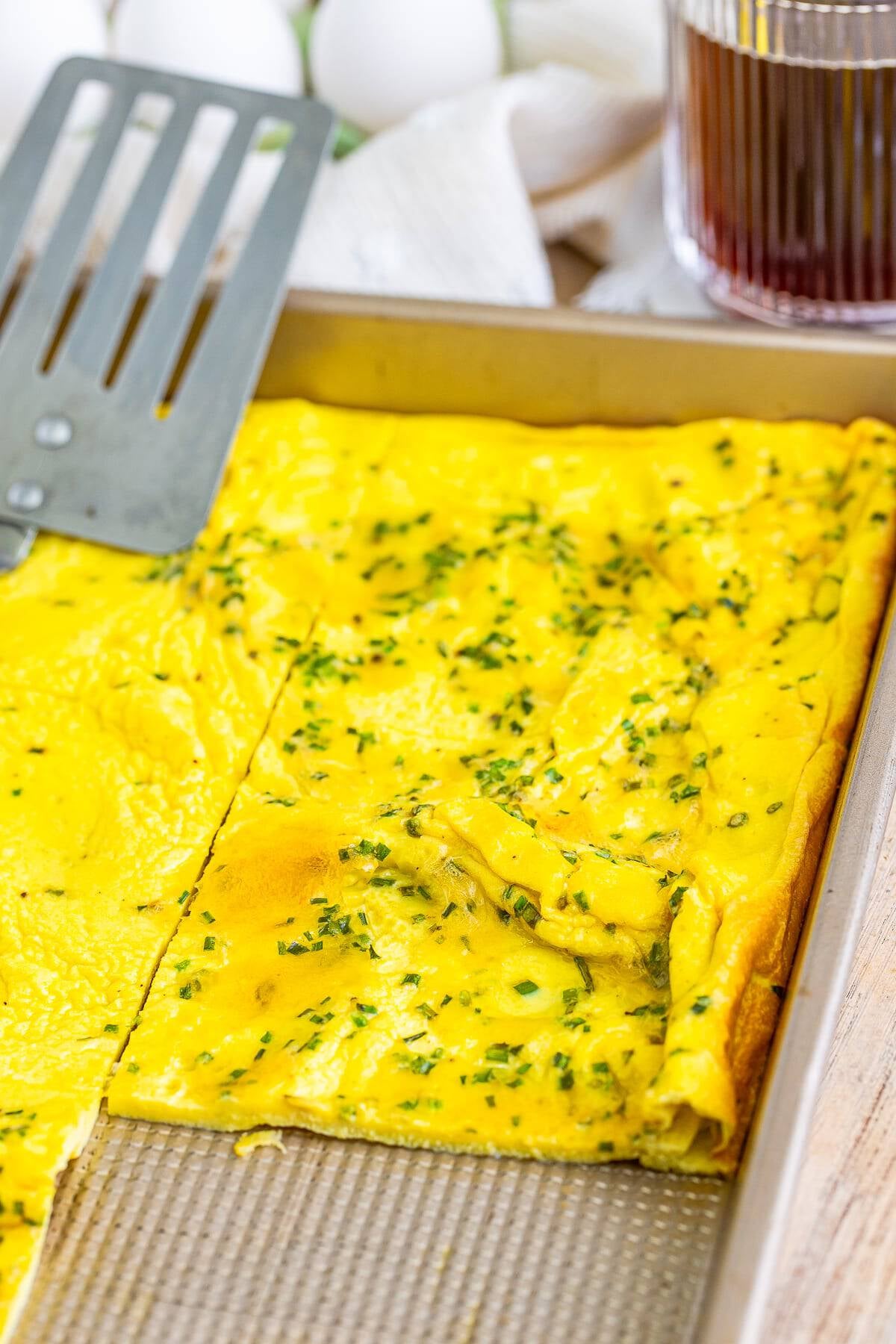 Easy Sheet Pan Omelet Recipe