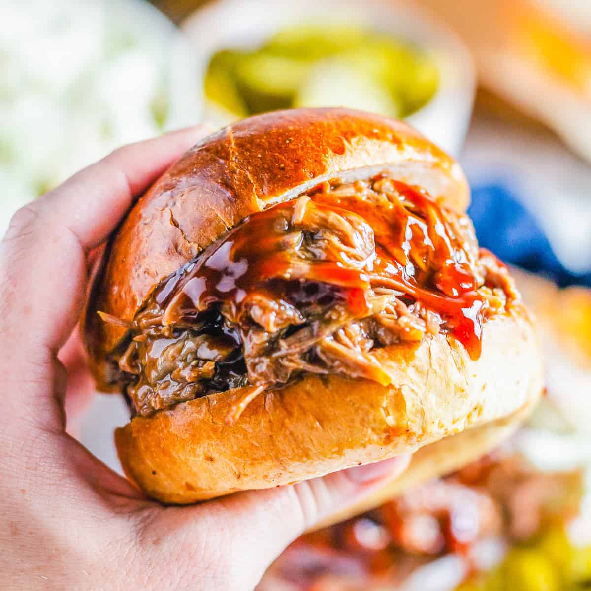 Slow Cooker BBQ Beef Sandwiches