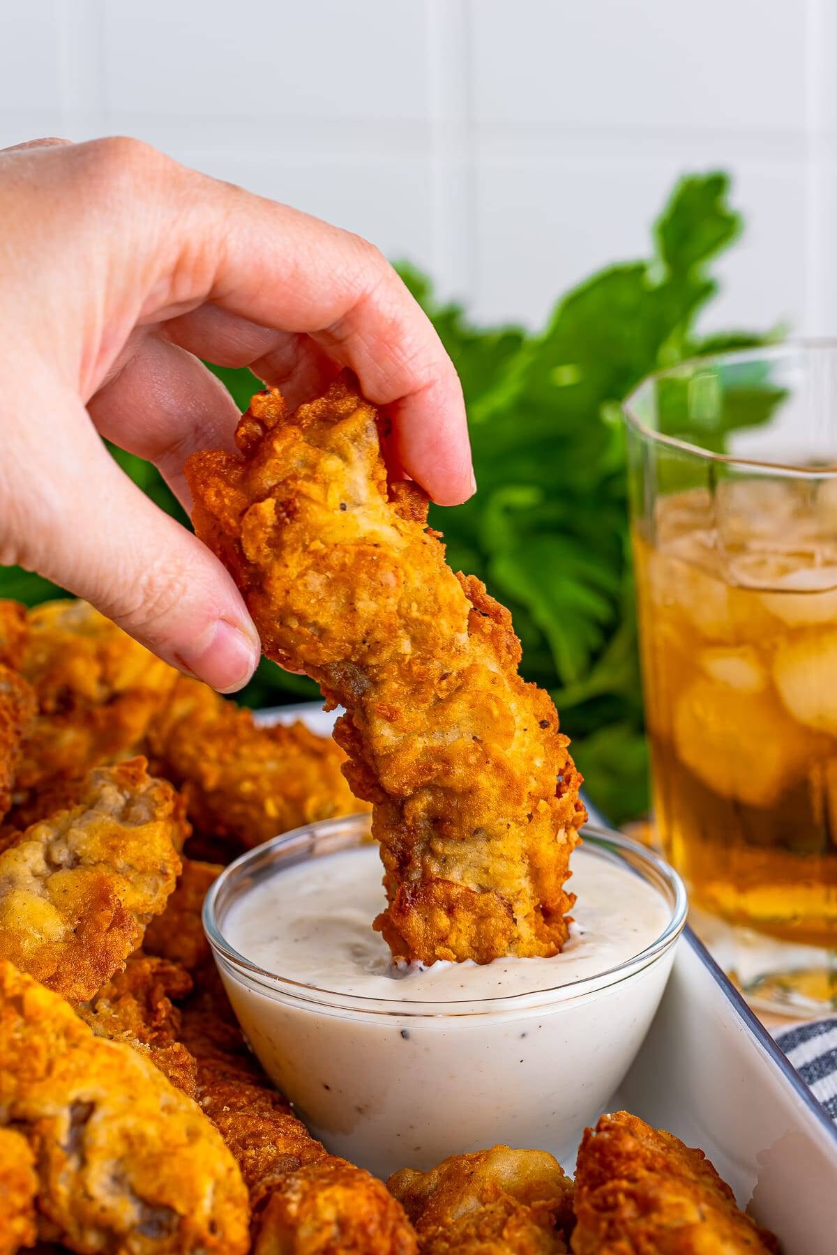 Chicken Fried Steak Fingers with Gravy