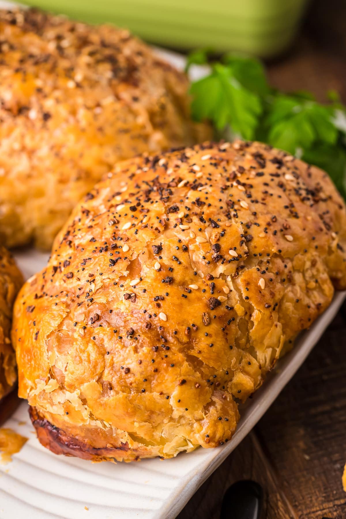 Chicken in Pastry Recipe (Stuffed with Bacon and Avocado)
