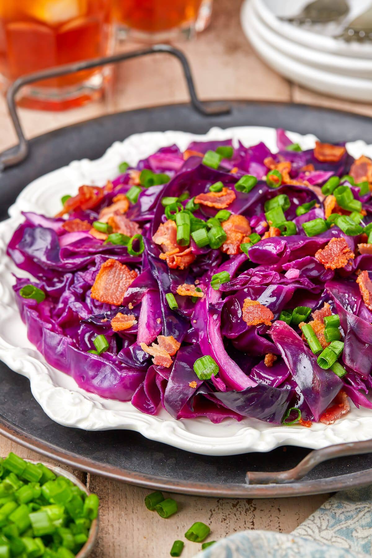 Sweet and Sour Cabbage Recipe with Bacon