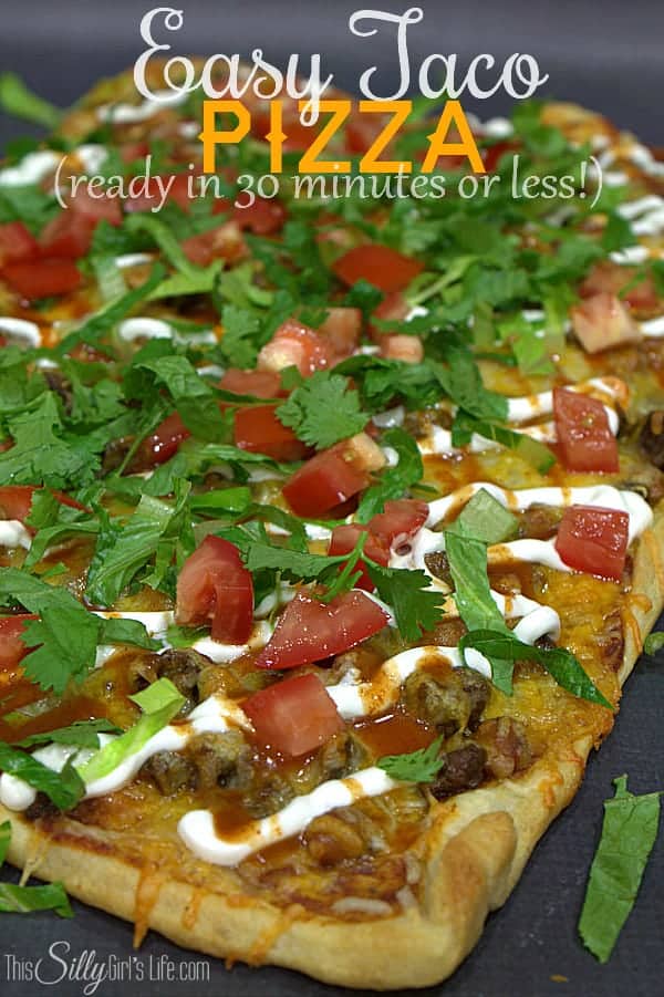 Easy Taco Pizza