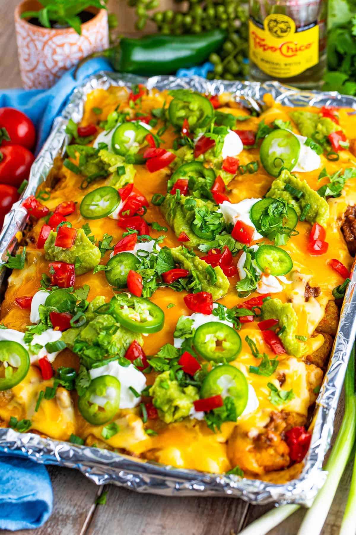 Easy Loaded Tater Tot Nachos Recipe
