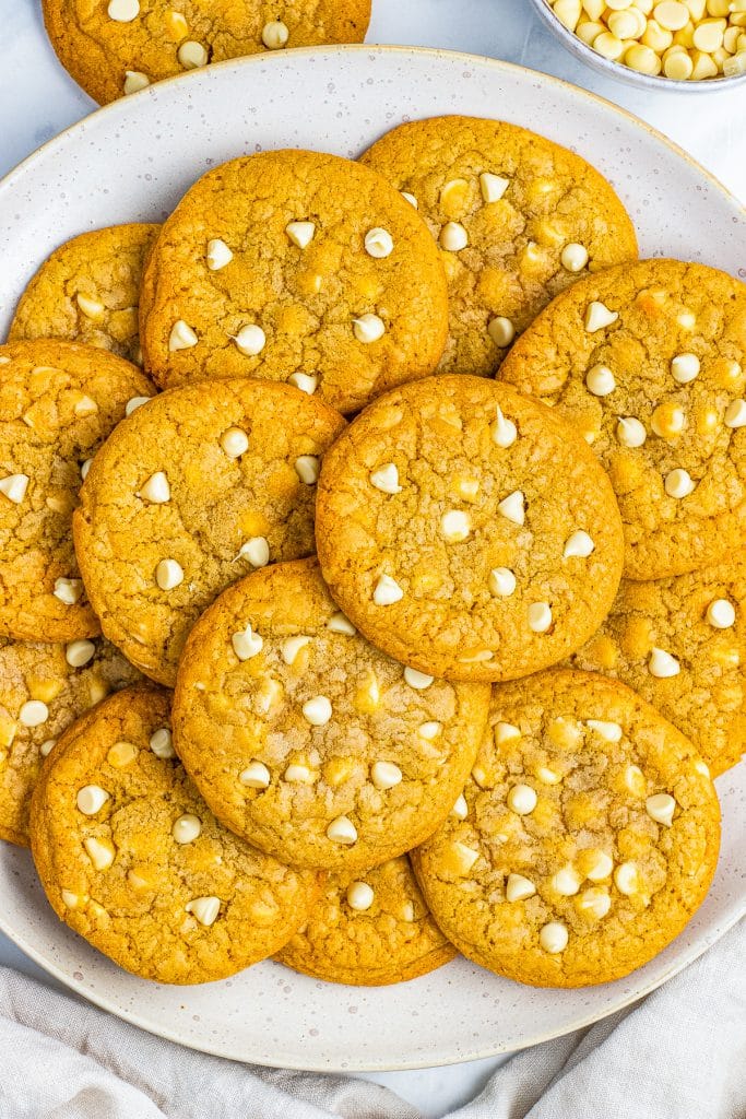 White Chocolate Chip Cookies (Easy No Chill Recipe)